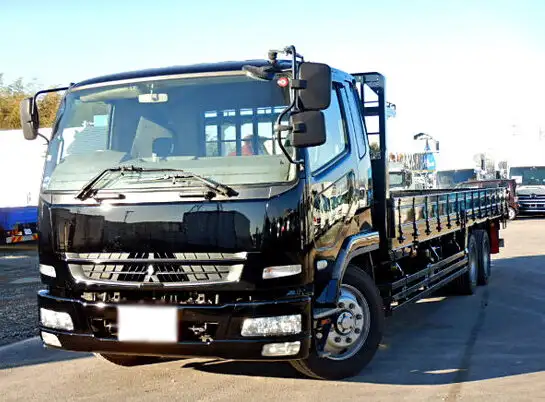 三菱 ファイター 中型/増トン 平ボディ ベッド PJ-FQ62Fの中古トラック画像1