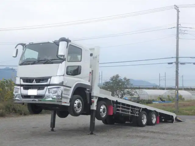 三菱 スーパーグレート 大型 車両重機運搬 ラジコン ウインチの中古トラック画像1