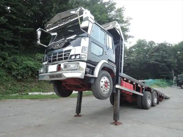 日野 プロフィア 大型 車両重機運搬 ウインチ ベッドの中古トラック画像1