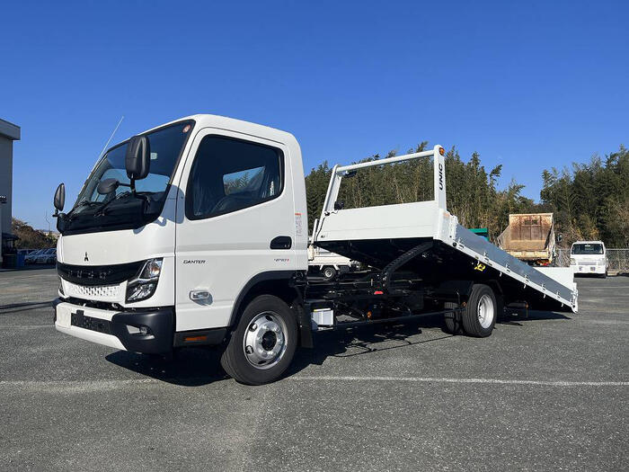 三菱 キャンター 小型 車両重機運搬 セーフティーローダー