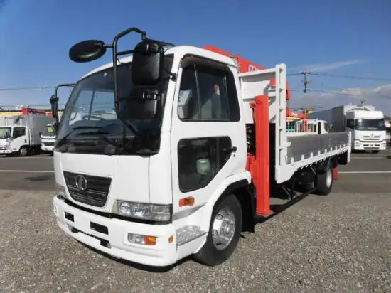 日産UD コンドル 中型/増トン 車両重機運搬 5段クレーン ラジコンの中古トラック画像1
