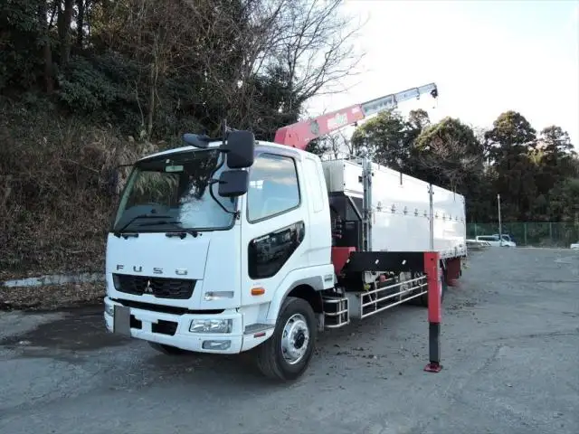 三菱 ファイター 中型/増トン クレーン付 アルミブロック 4段の中古トラック画像1