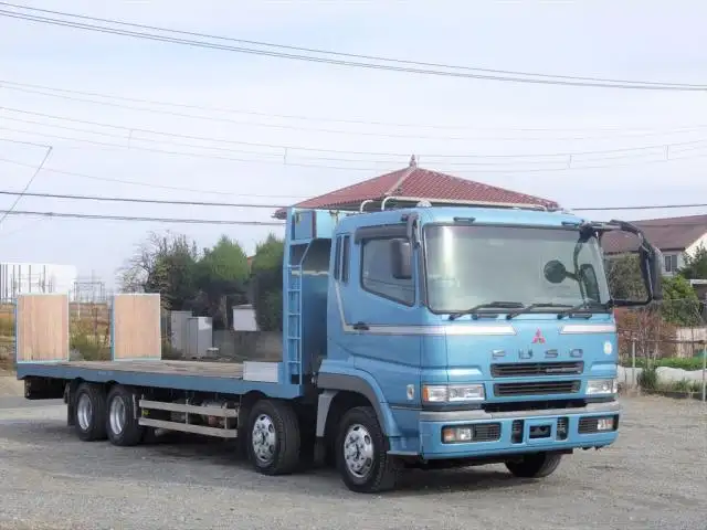 三菱 スーパーグレート 大型 車両重機運搬 ウインチ ベッドの中古トラック画像2