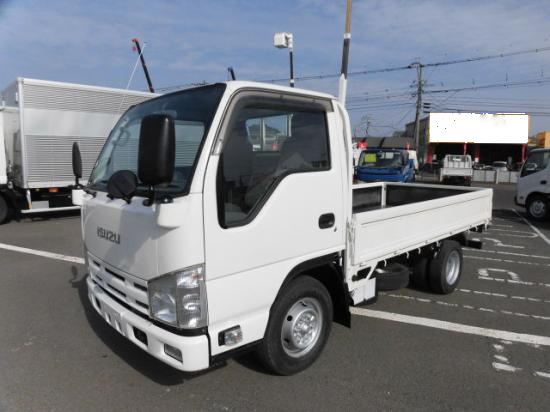 いすゞ エルフ 小型 平ボディ 10尺 BKG-NJR85A