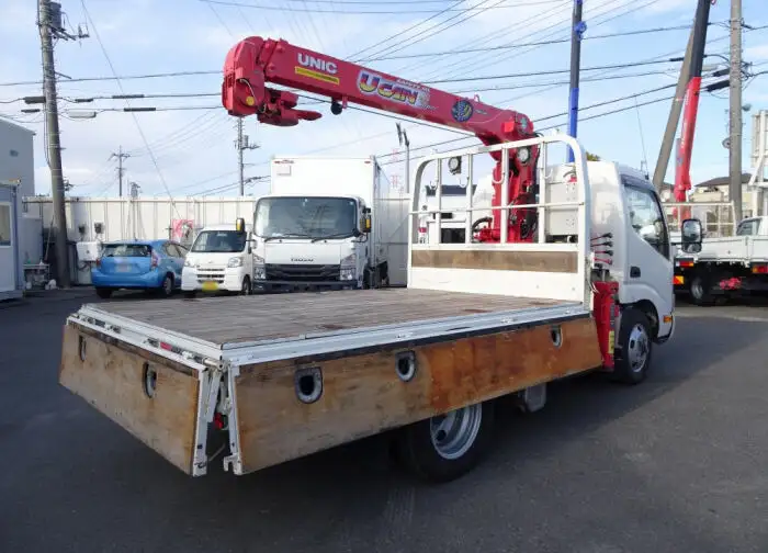 日野 デュトロ 小型 クレーン付 セミロング TKG-XZU685M の中古
