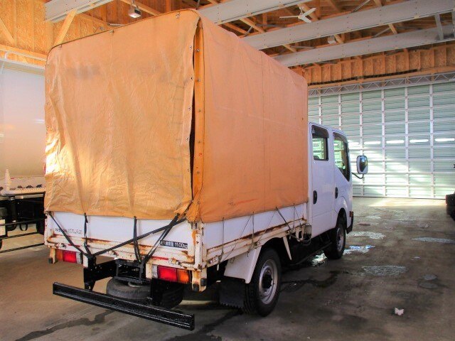 日産 アトラス 小型 平ボディ Wキャブ(ダブルキャブ) 幌の中古トラック画像4