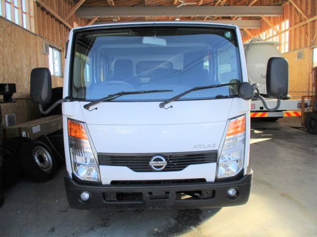 日産 アトラス 小型 平ボディ Wキャブ(ダブルキャブ) 幌の中古トラック画像2