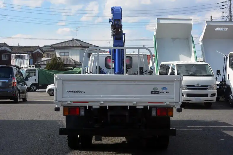 いすゞ エルフ 小型 クレーン付 3段 フックインの中古トラック画像3