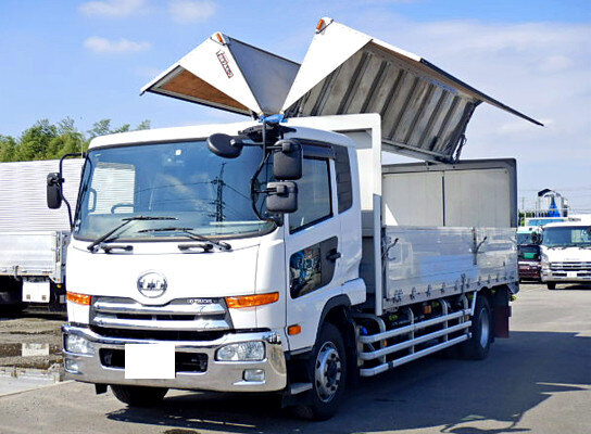 三菱 ファイター 中型/増トン アームロール ツインホイスト ベッド の中古トラック【車両No.161895】
