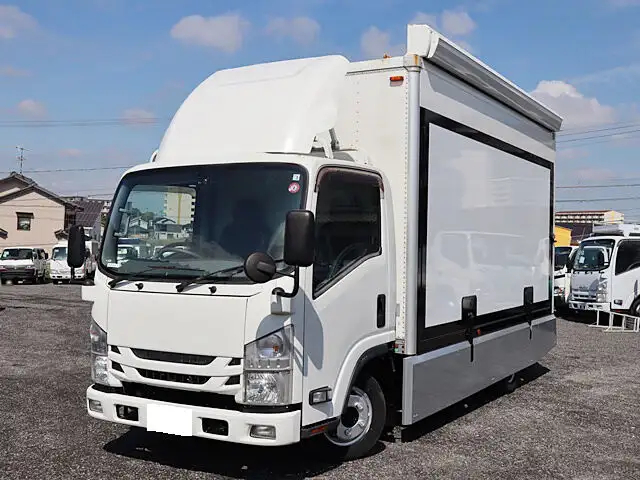 いすゞ エルフ 小型 アルミバン TRG-NLR85AN H28の中古トラック画像1