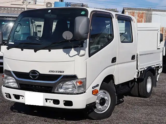 日野 デュトロ 小型 平ボディ Wキャブ パワーゲート の中古トラック【車両No.118882】