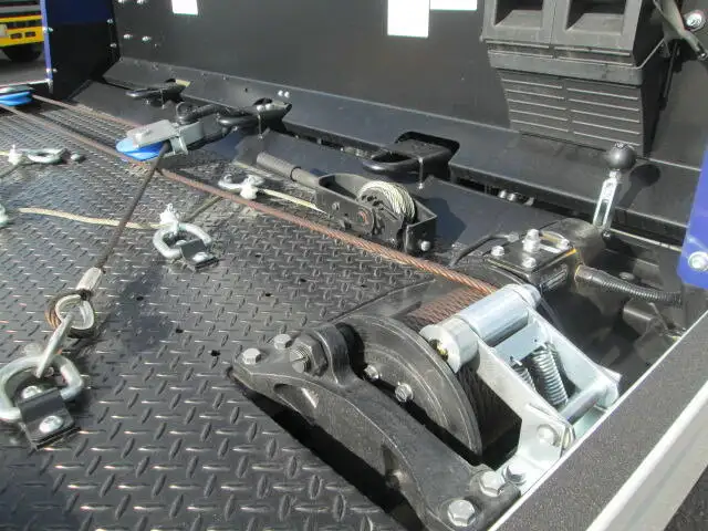 三菱 キャンター 小型 車両重機運搬 ラジコン ウインチの中古トラック画像12