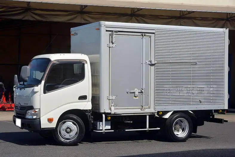 トヨタ ダイナ 小型 アルミバン 床鉄板 サイドドアの中古トラック画像1