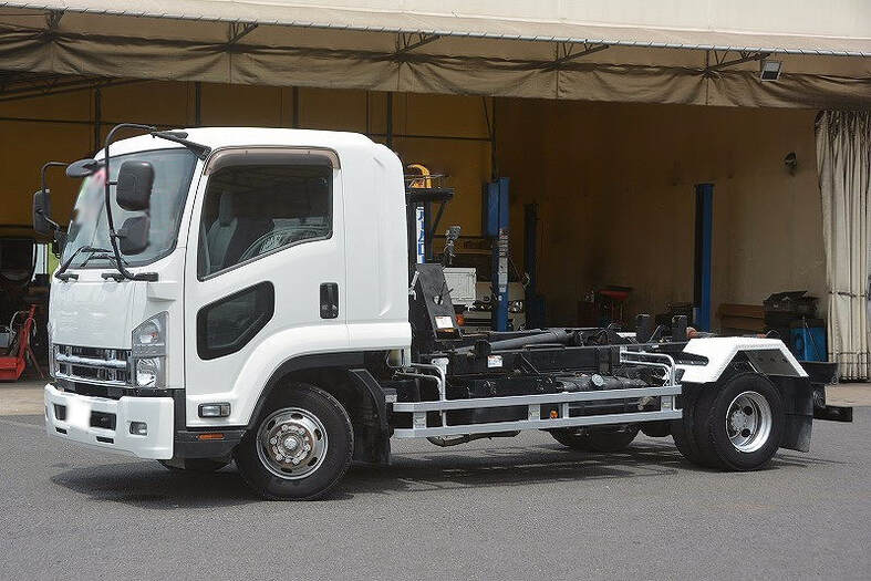 三菱 ファイター 中型/増トン アームロール ツインホイスト TKG-FK72FY の中古トラック【車両No.176112】