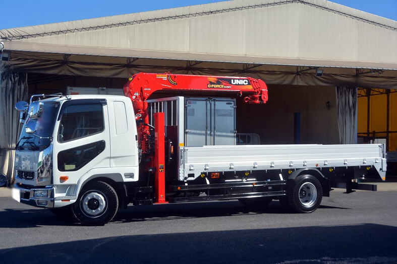 三菱 ファイター 中型/増トン 車両重機運搬 セルフローダー 2KG-FK62FZ