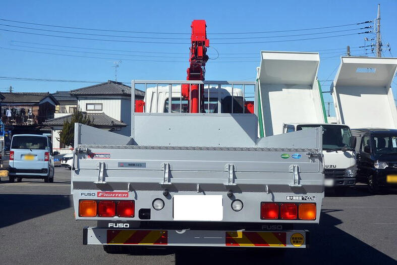 三菱 ファイター 中型 車輌重機運搬 4段クレーン ラジコン|画像3
