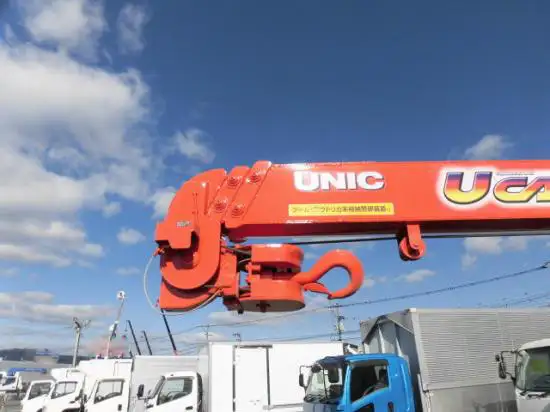 日野 デュトロ 小型 クレーン付 床鉄板 3段の中古トラック画像10