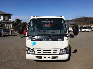 いすゞ エルフ 小型 クレーン付 床鉄板 4段の中古トラック画像3