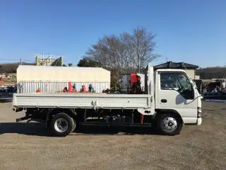 いすゞ エルフ 小型 クレーン付 床鉄板 4段の中古トラック画像6