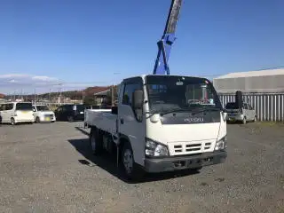 いすゞ エルフ 小型 クレーン付 横置簡易クレーン 床鉄板の中古トラック画像9