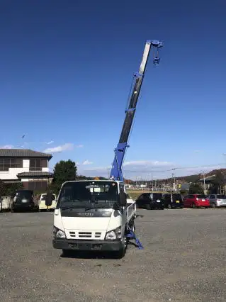 いすゞ エルフ 小型 クレーン付 横置簡易クレーン 床鉄板の中古トラック画像11