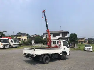 いすゞ エルフ 小型 クレーン付 横置簡易クレーン 床鉄板の中古トラック画像5