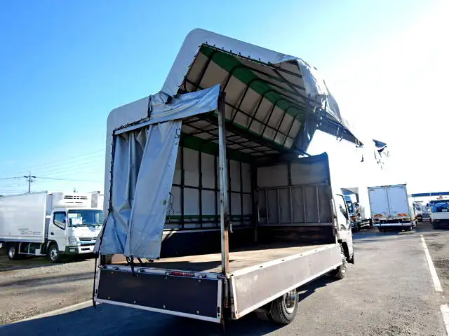 三菱 キャンター 小型 平ボディ 幌 PA-FE82DEの中古トラック画像8