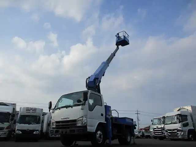 いすゞ エルフ 小型 高所・建柱車 高所作業車 BDG-NKR85Nの中古トラック画像8