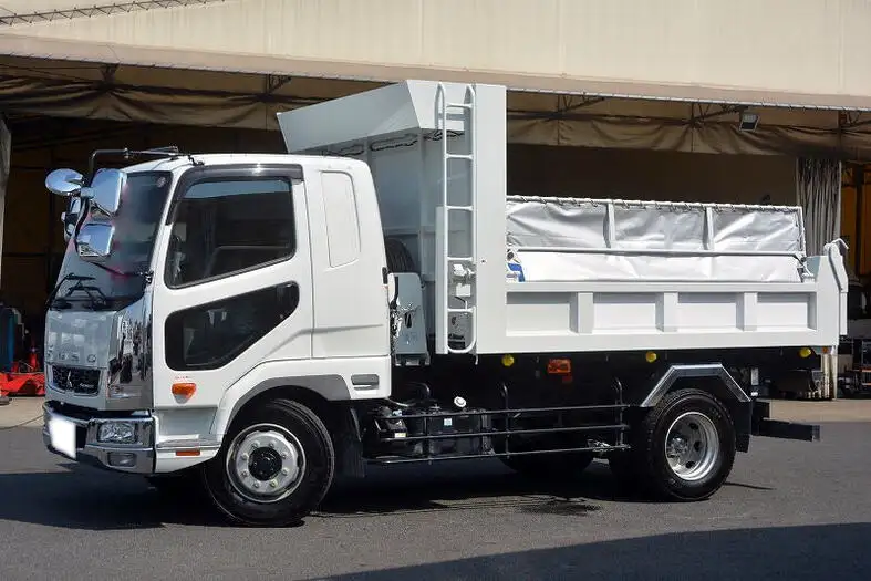三菱 ファイター 中型/増トン ダンプ ローダー 強化の中古トラック画像1