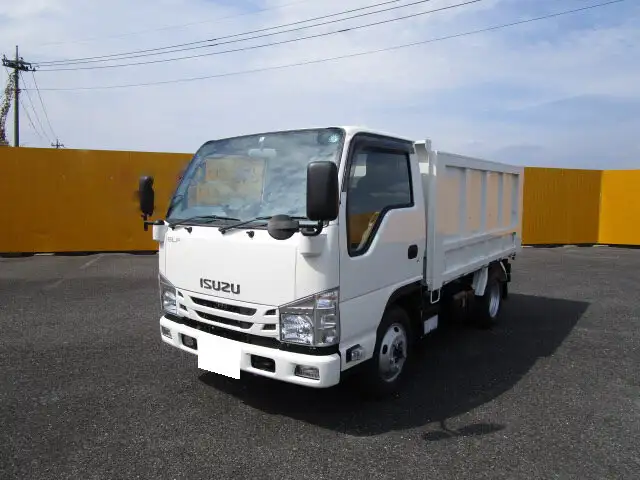 いすゞ エルフ 小型 ダンプ 土砂禁 ステンレス張り の中古トラック【車両No.120533】