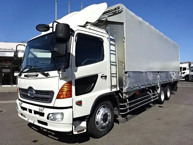 日野 レンジャー 中型/増トン ウイング 幌ウイング ベッドの中古トラック画像1