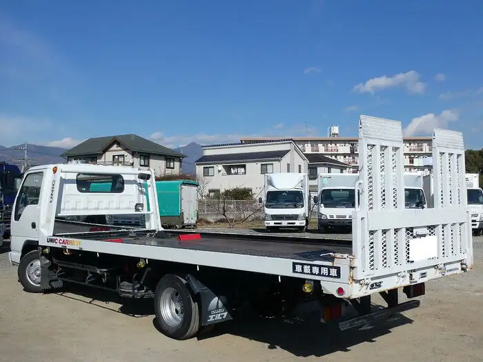 いすゞ エルフ 小型 車両重機運搬 ラジコン ウインチの中古トラック画像3