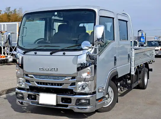 いすゞ エルフ 小型 平ボディ ワイドロング TRG-NLR85AR の中古