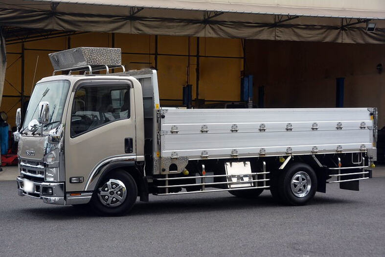 いすゞ エルフ 小型 平ボディ 標準ロング BDG-NMR85AN