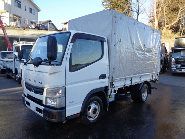 三菱 キャンター 小型 平ボディ パワーゲート 床鉄板 の中古トラック【車両No.122350】