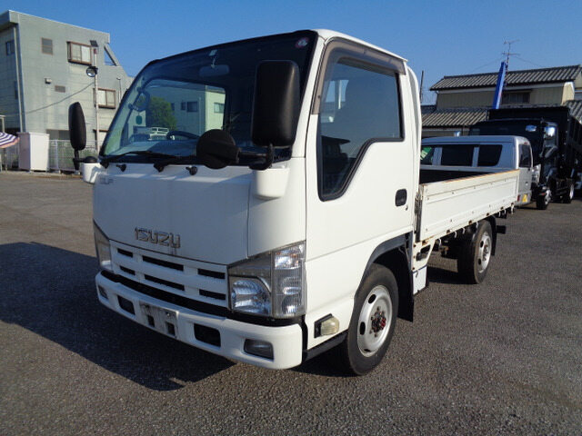 いすゞ エルフ 小型 平ボディ 10尺 BKG-NHS85A