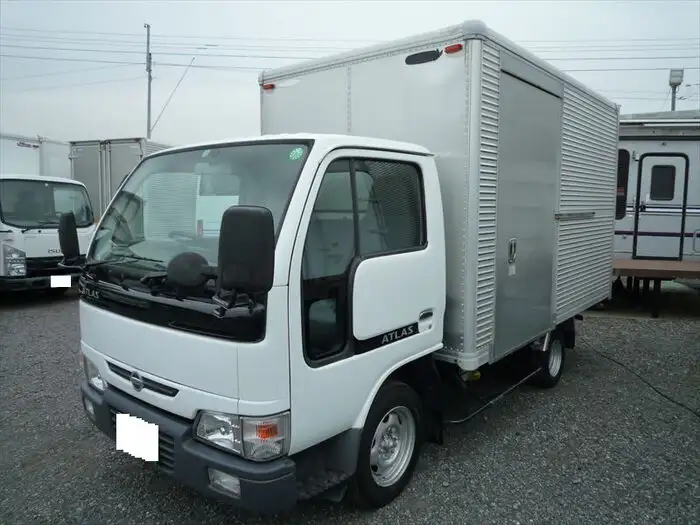 日産 アトラス 小型 アルミバン サイドドア シャッター式の中古トラック画像1