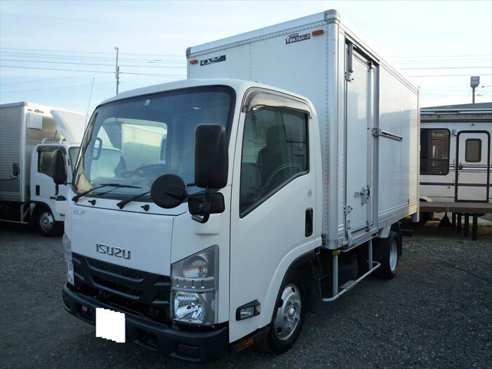 いすゞ エルフ 小型 アルミバン セミロング TRG-NLR85AN