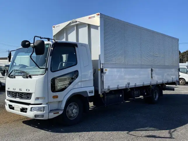 三菱 ファイター 中型/増トン ウイング ベッド TKG-FK61F の中古トラック【車両No.121311】
