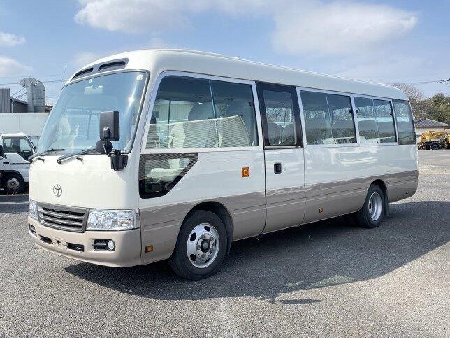 トヨタ コースター 小型 バス マイクロバス SKG-XZB50｜画像1