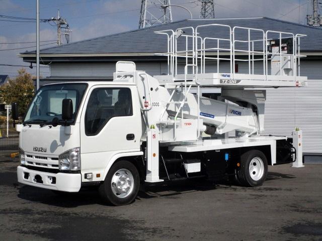いすゞ エルフ 小型 高所・建柱車 高所作業車