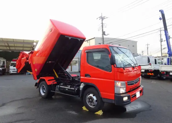 三菱 キャンター 小型 パッカー車 回転ダンプ式 TKG-FEB90の中古トラック画像2