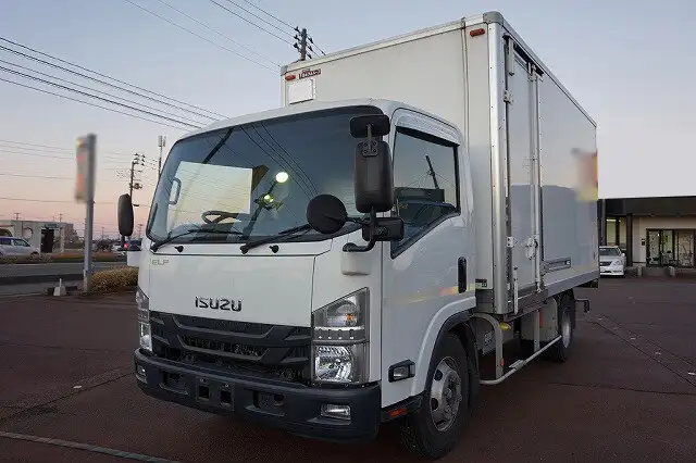 いすゞ エルフ 小型 アルミバン サイドドア 3枚観音｜画像1