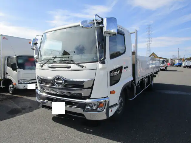 日野 レンジャー 中型/増トン 平ボディ アルミブロック ベッド の中古トラック【車両No.121280】