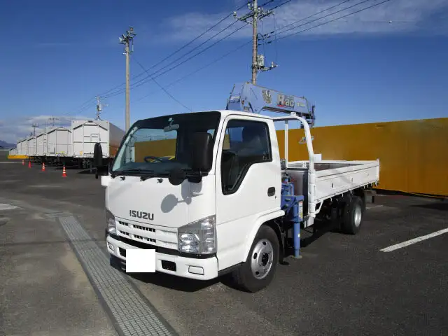 いすゞ エルフ 小型 クレーン付 4段 ラジコンの中古トラック画像1