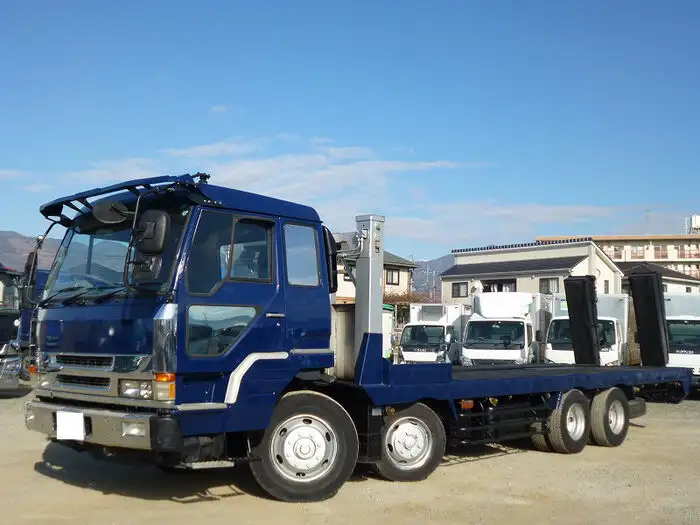 三菱 スーパーグレート 大型 車両重機運搬 ウインチ ベッド の中古トラック【車両No.121464】