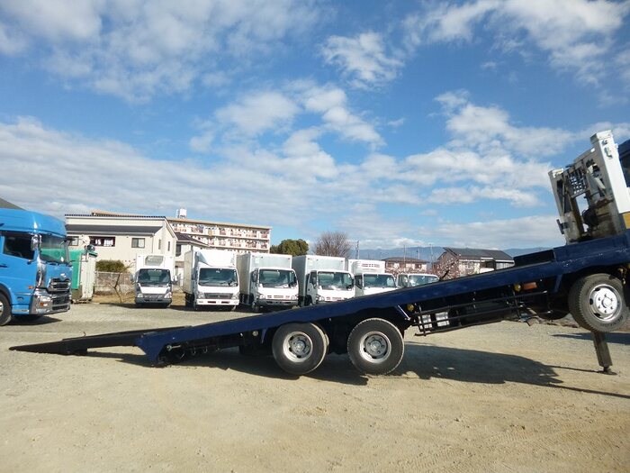 三菱 スーパーグレート 大型 車輌重機運搬 ウインチ ベッド|画像5