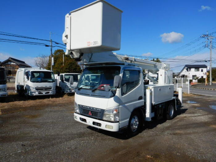 三菱 キャンター 小型 高所・建柱車 高所作業車