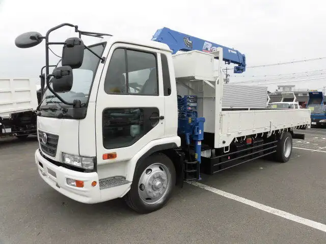 日産UD コンドル 中型/増トン クレーン付 床鉄板 4段の中古トラック画像1