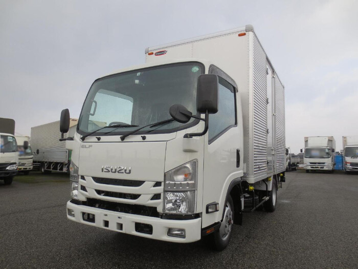 いすゞ エルフ 小型 アルミバン セミロング TPG-NMS85AN